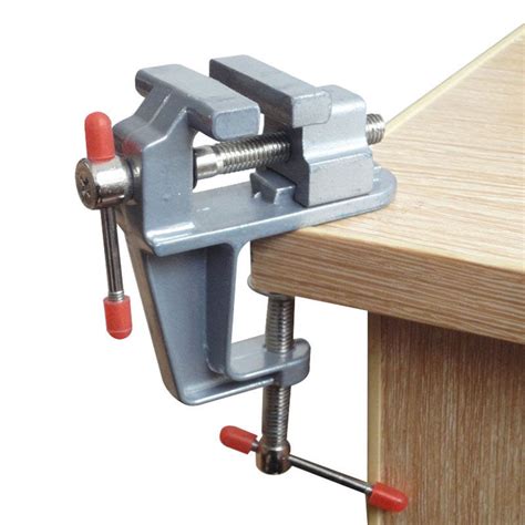 Mini Bench Vise 3.5" Work Bench Clamp Swivel Vice Repair Tool