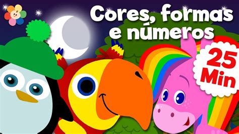 Vídeos Educativos para crianças – Compilação | Cores, formas, números e muito mais! | BabyFirst ...