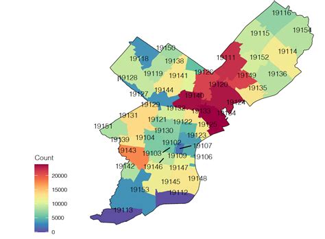 Philadelphia Zip Code Map Printable