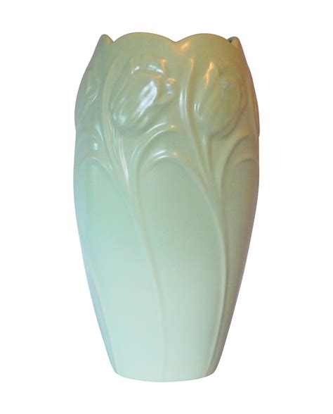 Royal Haeger Mint Green Tulip Vase | Chairish