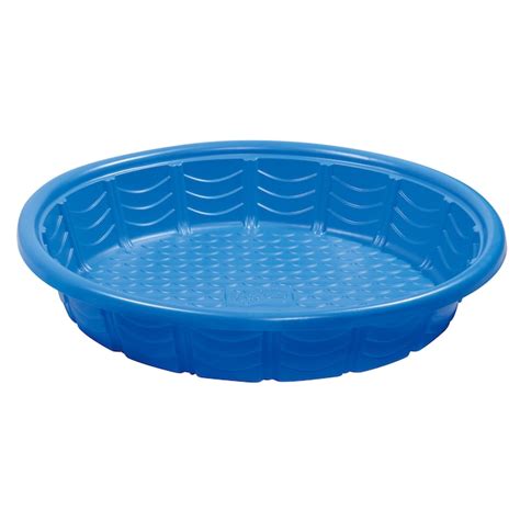 Summer Waves Wading Pool 45-in L x 45-in W Blue Round Kiddie Pool in the Kiddie Pools department ...