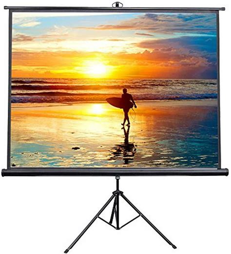 VIVO 100" Portable Indoor Outdoor Projector Screen, 100 Inch Diagonal Projection - Walmart.com ...