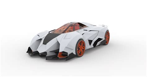 Model Download: Lamborghini Egoista Concept - BlenderNation