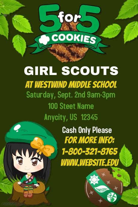 Girl Scout Cookie Flyer Printable