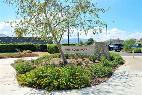 Ronald Reagan Elementary School borders Half Moon Park in Eastvale, California. http ...