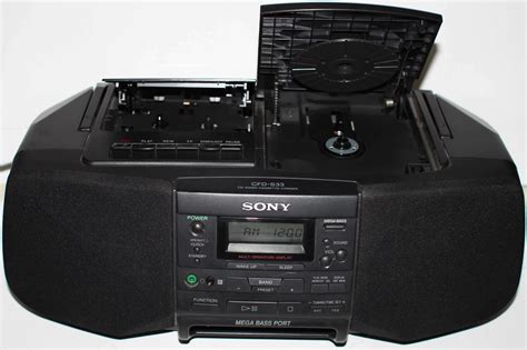 Sony CFD-S33 CD Cassette Recorder AM FM Radio Boombox, Working! | eBay