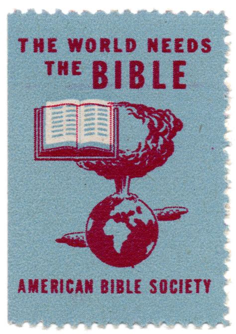 Mid-century Atomic Bible stamp | Cinderella stamp | wackystuff | Flickr