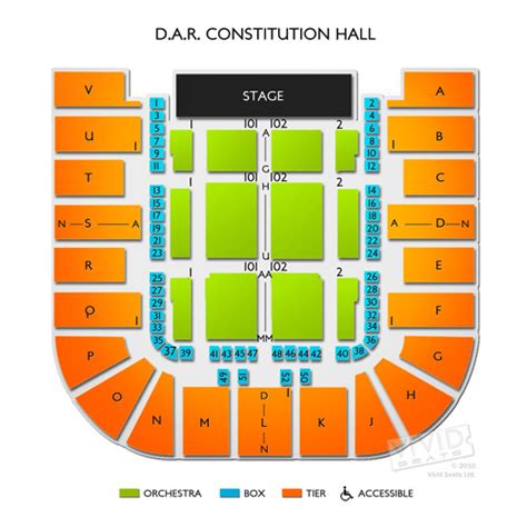 DAR Constitution Hall Tickets - DAR Constitution Hall Seating Chart | Vivid Seats