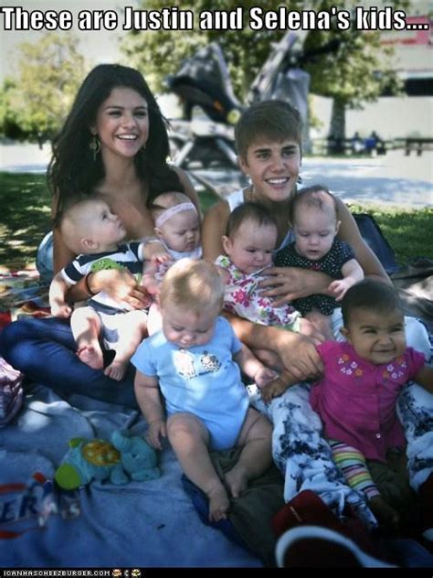 These are Justin and Selena's kids.... - Pop Culture - funny celebrity pictures