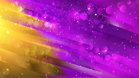 Abstract Purple and Gold Lights Background Stock Vector - Illustration ...