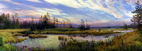 Landscape Paintings of Seney National Wildlife Refuge by Arthur Chartow | "Michigan Seems Like A ...