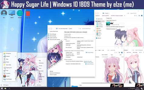 [Windows 10 Anime Theme] Happy Sugar Life by Elze by ElzePC on DeviantArt