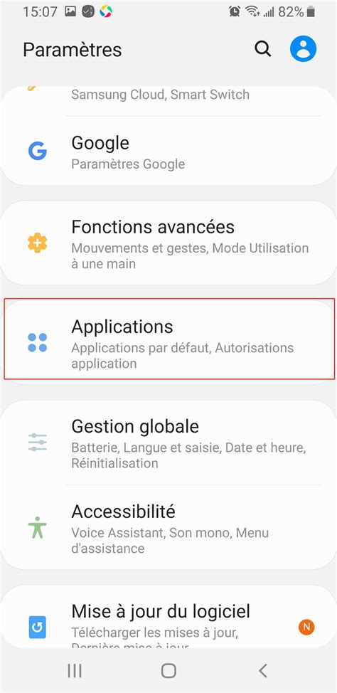 Comment connecter APP dans le système Android?