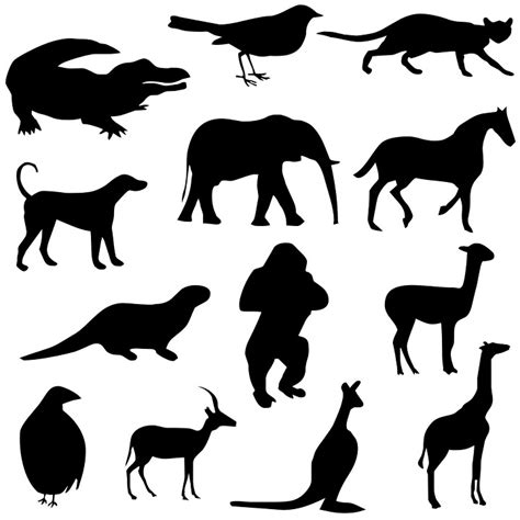 Free illustration: Animals, Silhouettes, Drawing - Free Image on ...