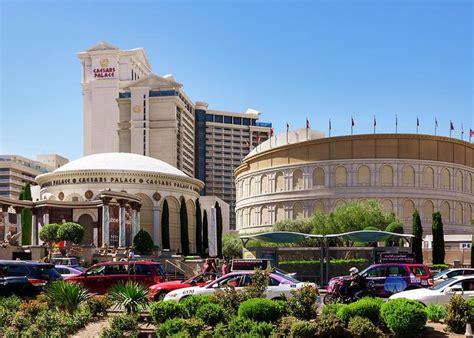 Caesars Palace on Las Vegas Strip Greeting Card by Tatiana Travelways