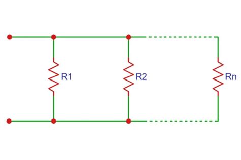 Potential Difference Parallel Circuit Resistor Calculator - Circuit Diagram