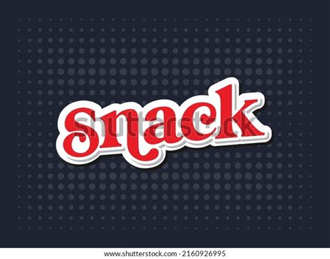 Snack Logo Vector Hand Drawn Snack Stock Vector (Royalty Free ...