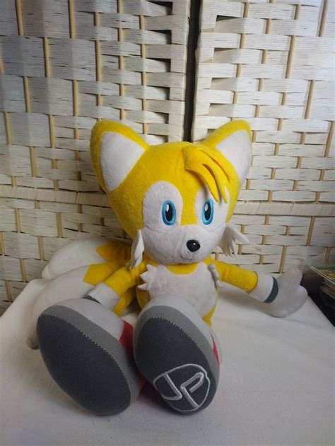 Mavin | Miles Tails Prower Sonic the Hedgehog Joypolis Sega Plush 16 ...