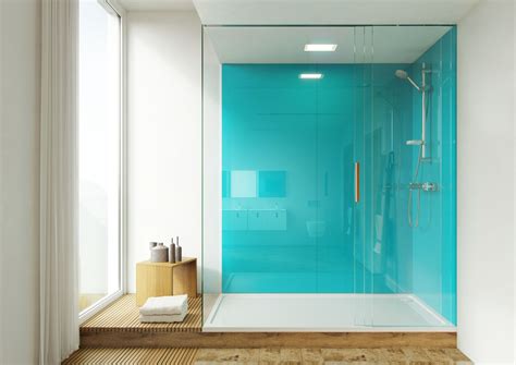 Lustrolite glass effect panels - hygienic, hard-wearing and stylish | Bathroom shower walls ...