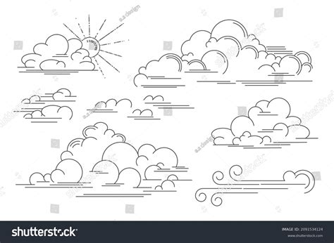 Cloud line pattern：超过 178,267 张免版税可许可的库存插图与绘画 | Shutterstock