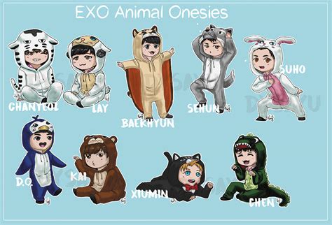 Exo Animal Costumes by Dysayu on DeviantArt