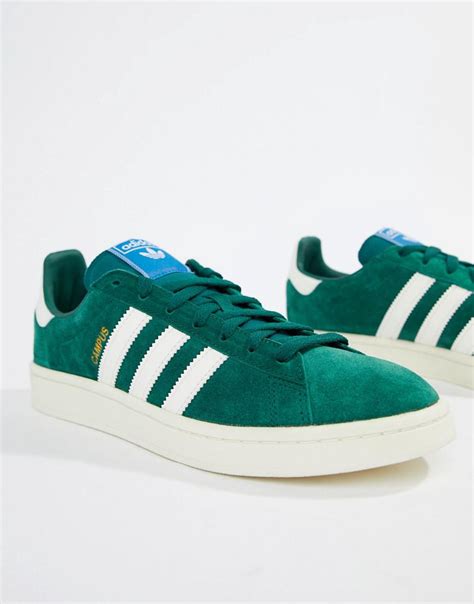 adidas Originals Campus Suede Sneakers In Green B37847 for Men | Lyst