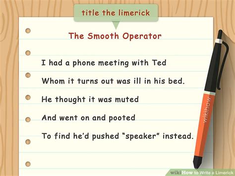 How to Write a Limerick (with Sample Limericks) - wikiHow