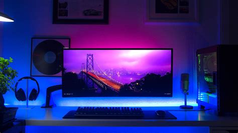 gaming setup wallpaper 4k iphone Monitor gaming triple monitores setups ultra configurar uhd ...