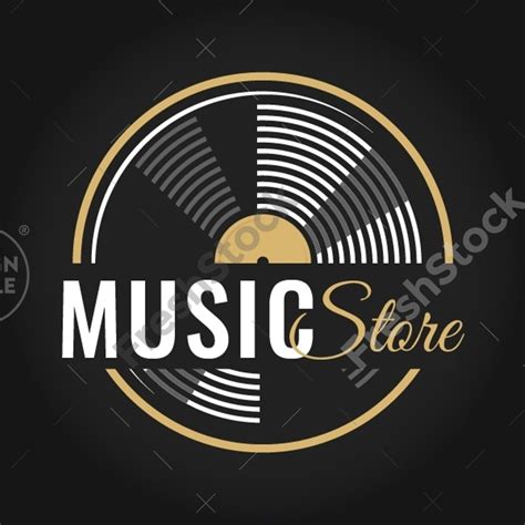 Logo Music Store Record Label – FreshStock