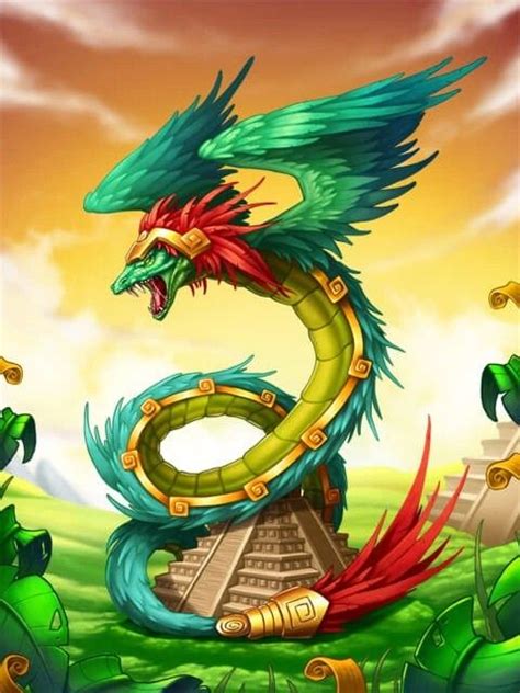 Quetzalcoatl | Aztec art, Maya art, Dragon art