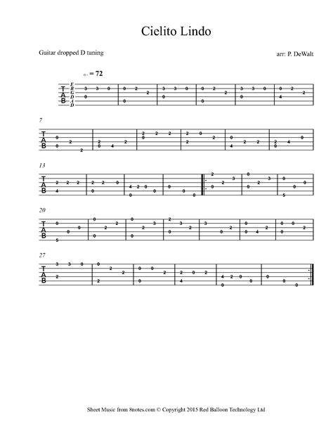 Cielito Lindo Printable Lyrics