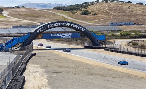 The Mazda Laguna Seca Raceway from above. It was a hot day but the visibility was great ...