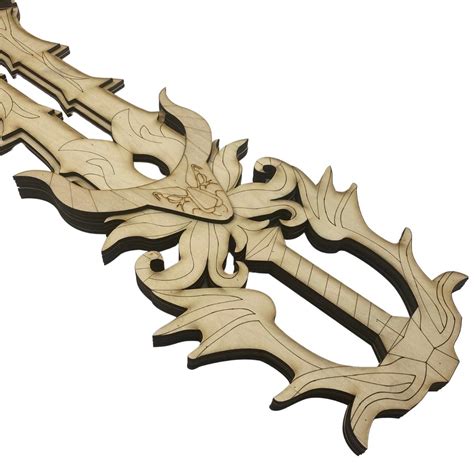 No Name Keyblade | Kingdom Hearts Wooden Costume Prop