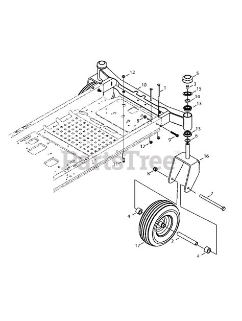 Snapper SZ 2454 (17ADCACW007) - Snapper 54" Zero-Turn Mower, 24hp Front Axle Group Parts Lookup ...