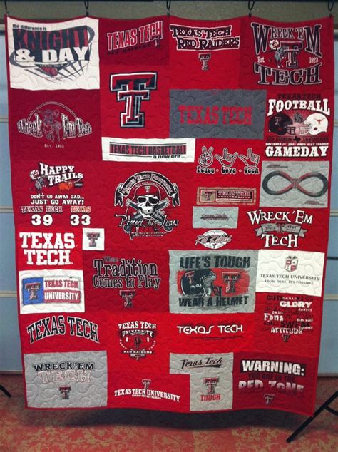 Texas Tech T-shirt Quilt