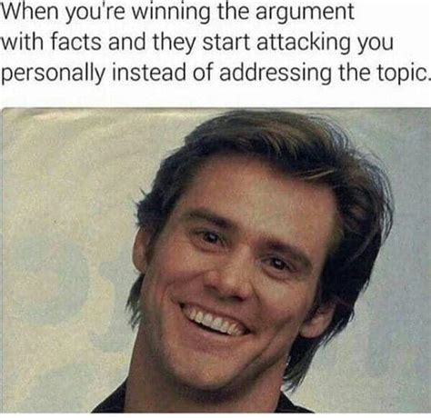 winning an argument | Jim Carrey | Know Your Meme