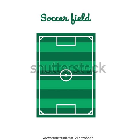 Soccer Grass Field Vector Template Stock Vector (Royalty Free) 2182955667 | Shutterstock