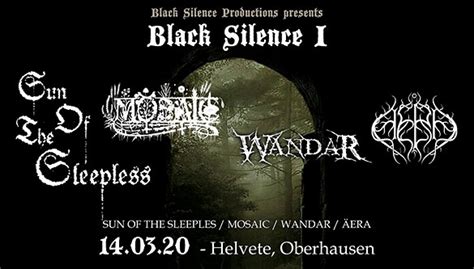 BLACK SILENCE KONZERTREIHE :: Auftakt u.a. mit Sun Of The Sleepless – Amboss-Mag.de