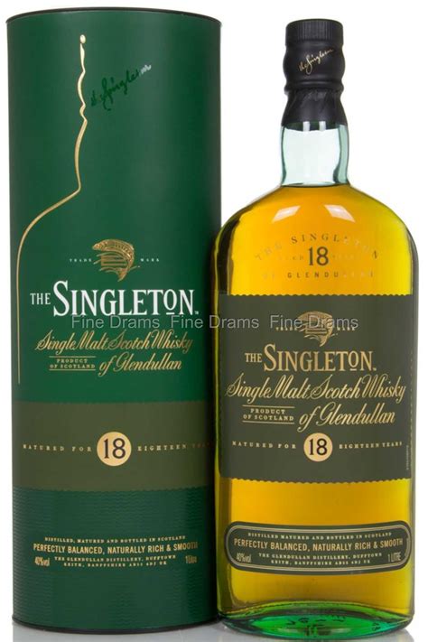 Singleton of Glendullan 18 Year Old Whisky (1 Liter)