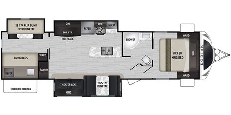 Kodiak Fifth Wheel Floor Plans - floorplans.click