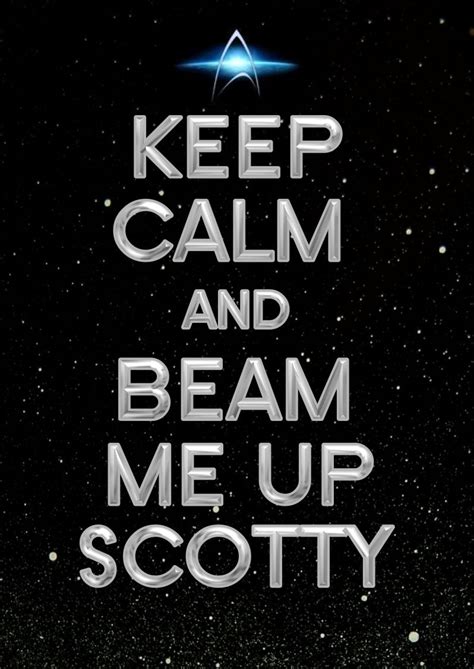 Beam me up Scotty | Star trek, Star trek universe, Star trek original ...