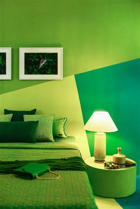 How to get a monochromatic look | Beautiful Homes | Green interior design, Green interiors ...