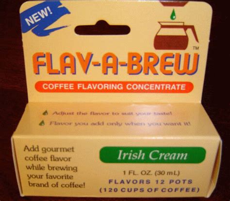 FLAV-A-BREW IRISH CREAM COFFEE FLAVORING SUGAR FREE | eBay