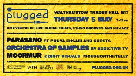 Plugged presents: Parasang, Orchestra of Samples, & Moormur - Events in and around Waltham Forest