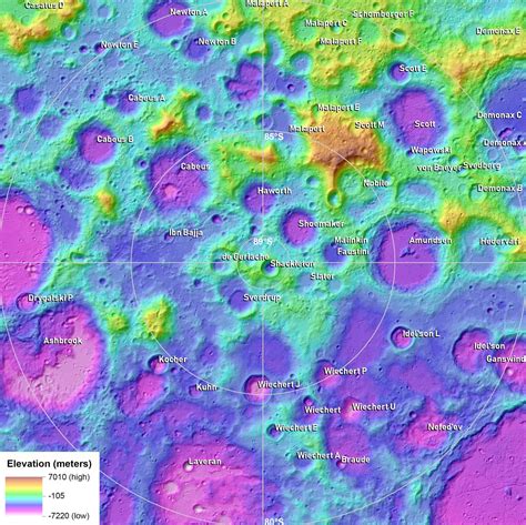 Planetary Researchers Create Atlas of Moon’s South Pole | Sci.News