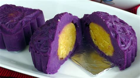 Purple Mooncake Recipe - Bánh trung thu tím | Helen's Recipes - YouTube