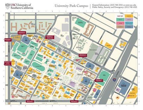 Get Map Of Usc Main Campus Free Photos - Www