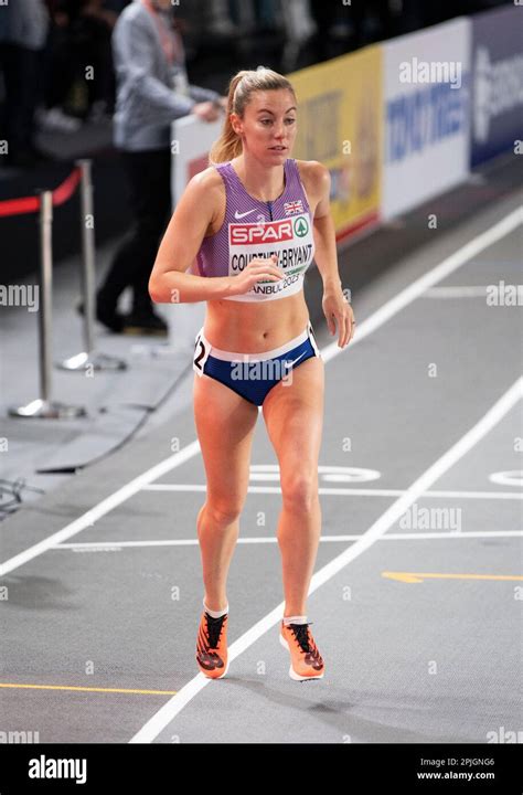 Melissa Courtney-Bryant of Great Britain & NI competing in the women’s 3000m heats at the ...