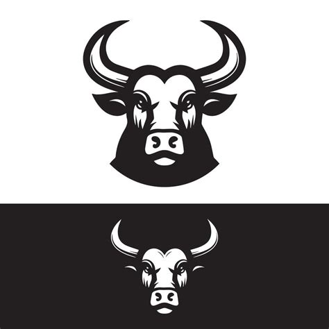 bull logo vector template, bull logo vector elements, bull vector ...