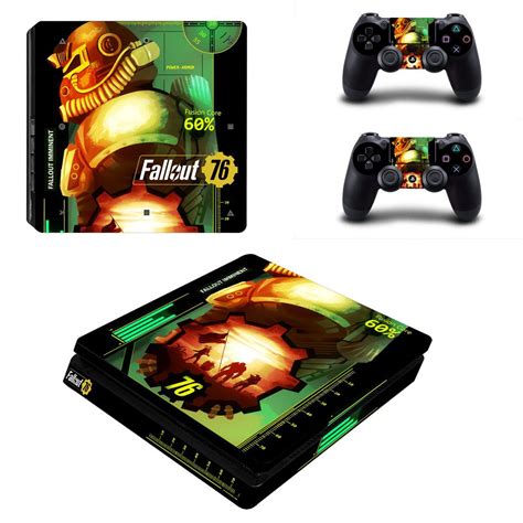 Fallout 76 Sticker For PS4 Slim And Controllers Design 2 - ConsoleSkins.co